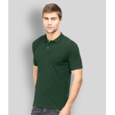 FASHION365 - Green Cotton Blend Slim Fit Men's Polo T Shirt ( Pack of 1 ) - None