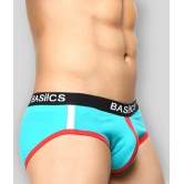 BASIICS By La Intimo Pack of 2 Cotton Blend Mens Briefs ( Multicolor ) - S