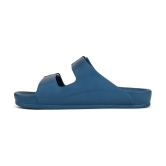 Aqualite Blue Mens Slide Flip Flop - None