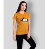 Fabflee Cotton Yellow T-Shirts - Single - M