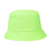 Zacharias Girl's Cotton Solid Fishermen Bucket Hat Green (Pack of 1) (8-14 Years) - None