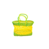 Handwoven Market Basket with Double Handles