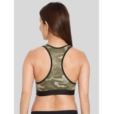 ILRASO - Green Nylon Non Padded Women's Racerback bra ( Pack of 1 ) - None