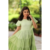 Green Tier Dress Green S