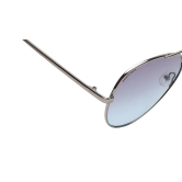 Blue Pilot Rimmed Sunglasses (M258BU6V)