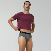 Ace Modal Briefs Charcoal Grey M