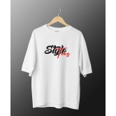 STYLO TEES Oversize White-S / Black