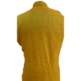 Mustard Yellow Men's Chikankari Kurta