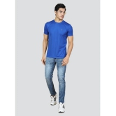 Supersquad Polyester Regular Fit Solid Half Sleeves Mens T-Shirt - Blue ( Pack of 1 ) - None