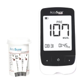 ACCUSURE - Sensor 25 Strips & Glucometer