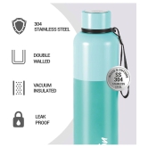 Milton Ancy 1000 Thermosteel Water Bottle, 1.05 Litre, Aqua Green | 24 Hours Hot and Cold | Easy to Carry | Rust Proof | Tea | Coffee | Office| Gym | Home | Kitchen | Hiking | Trekking | Tra