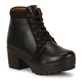 Ishransh - Black Women's Ankle Length Boots - None