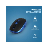 Foxin 9099 Wireless Mouse With Nano USB Receiver Vibrant Blue