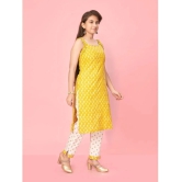 Aarika Girls Cotton Kurti ( Pack of 1 , Yellow ) - None