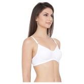 Clovia Cotton T-Shirt Bra - White - 40C