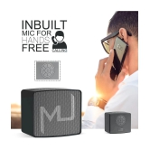 Macjack Wave 120 3 W Bluetooth Speaker Bluetooth v5.0 with Call function,3D Bass Playback Time 10 hrs Black - Black