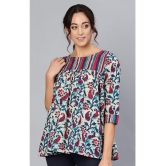 Antaran - Multi Color Cotton Womens Regular Top ( Pack of 1 ) - None