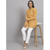 eWools.in Woollen Round Neck Women''s Buttoned Cardigans - Gold ( ) - None