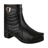 Shoetopia - Black Women''s Ankle Length Boots - None