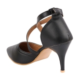 Shoetopia - Black Women''s Sandal Heels - None