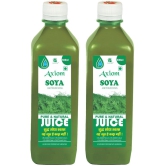 Axiom Soya Juice 500ml (Pack of 2)|100% Natural WHO-GLP,GMP,ISO Certified Product