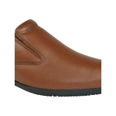 Ajanta Tan Mens Slip On Formal Shoes - None