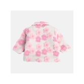 Miniklub Baby Girls Collar Regular Length Knit Jacket (Marshmallow Color) - None