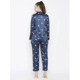 Smarty Pants - Blue Rayon Womens Nightwear Nightsuit Sets ( Pack of 1 ) - None