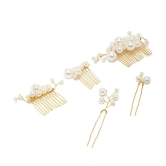 YOUBELLA Gold Girls Comb Clip ( Pack of 1 ) - Gold