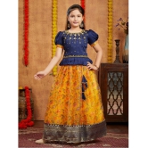 Aarika Navy Blue Silk Girls Lehenga Choli Set ( Pack of 1 ) - None