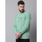 Rodamo Men Green Printed Sweatshirt