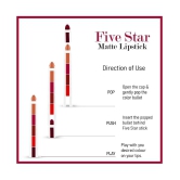 Beauty Berry Five Star matte lipstick Creme Lipstick 5 in 1 Multi 6 g