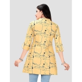 Meher Impex - Mustard Rayon Womens Straight Kurti ( Pack of 1 ) - None