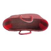 Sonchiraiya Wire Bag Red and Silvar Color