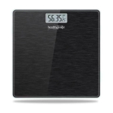 Healthgenie Electronic Digital Weighing Machine Bathroom Personal Weighing Scale-Brushed Black