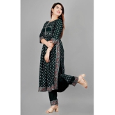 Smien - Green Straight Rayon Womens Stitched Salwar Suit ( Pack of 1 ) - None