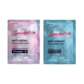 Sparkel - Radiant Glow Sheet Mask For Combination Skin ( Pack of 1 )