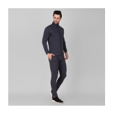 Diaz - Charcoal Polyester Relaxed Fit Mens Tracksuit ( Pack of 1 ) - L