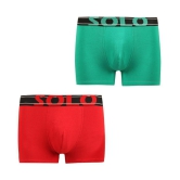 Solo - Multicolor Cotton Mens Trunks ( Pack of 2 ) - 90