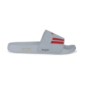 Campus Light Grey Mens Slide Flip Flop - None