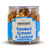 MEVABITE Smoked Roasted Almond & Cashew Himalayan Pink Salt | Healthy Dryfruits Snack