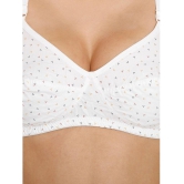 ILRASO - White Cotton Non Padded Women's T-Shirt Bra ( Pack of 1 ) - None