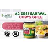 Farm Naturelle-A2 Desi Cow Ghee from Grass Fed Sahiwal Cows,Vedic Bilona method-Curd Churned-Golden, Grainy & Aromatic, Keto Friendly, NON-GMO, Lab tested, Glass Jar- (750ml+75ml Extra+Wooden Spoons.) x 2 Sets.