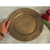 Beautiful Vintage Brass Plate (Diameter- 27 CM)