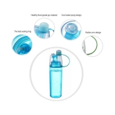 ZAKHEZA Spray Water Bottle Assorted 600 mL Plastic Water Bottle set of 1 - Assorted