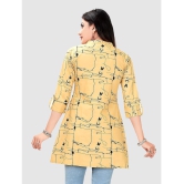 Meher Impex - Mustard Cotton Blend Womens Tunic ( Pack of 1 ) - None