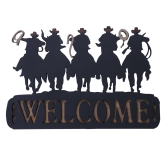 3D Rustic Rodeo Welcome Board Wooden