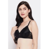 Clovia Pack of 1 Nylon Heavily Padded Womens Convertable Bra ( Black ) - None