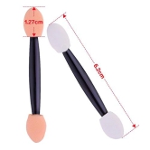 STORE77 12Pcs Eyeshadow Applicators Disposable Eye Makeup Applicators Eye Makeup Brushes Eyeshadow Double Sided Sponge Applicators for Women Lady Girls