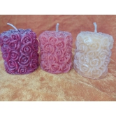 PRERUP  rose pillar candle